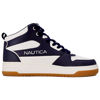 Picture of Nautica Men's High-Top Sneakers Lace-Up Trainers Basketball Style Shoes-Clifftop-Navy White-Size-10 - Size: 10