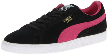 Picture of PUMA Suede Classic Sneaker,Black/Beetroot Purple,11.5 M US - Size: us:6.5