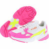 Picture of Adidas Women's Originals Falcon Shock Pink/Solar Yellow/Raw White Nylon Casual Shoes 9 M US - Size: 9