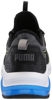 Picture of PUMA Men's Amplifier Sneaker, Wide-Cool Dark Gray-Electric Lime Black Team Royal, 8 - Size: 8 Wide