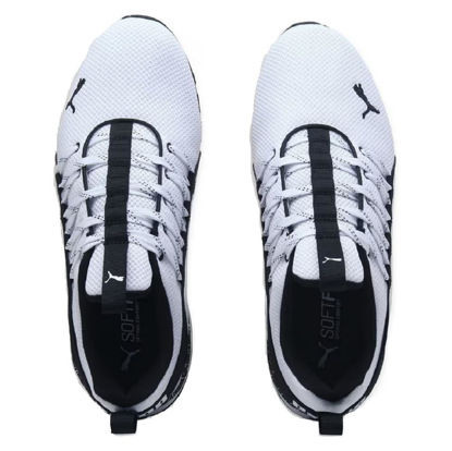 Picture of PUMA Mens Axelion Cross Trainer, Mens White Mens Black, 11.5 - Size: 11.5