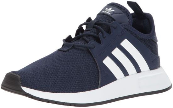 Picture of adidas Originals X_PLR Running Shoe, Navy/White/White, 4.5 US Unisex Big Kid - Size: 4.5 Big Kid