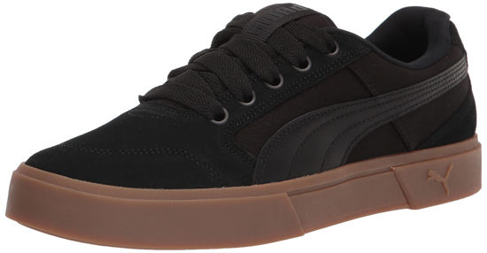 Picture of PUMA Men's C-Rey Sneaker, Black Black-Gum, 14 - Size: 14