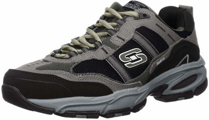 Picture of Skechers Vigor 2.0 Trait Mens Sneakers Charcoal/Black 16 W - Size: 16 3E US