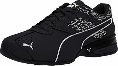 Picture of PUMA Men's Tazon 6 Fracture FM Sneaker Black, 8 M US - Size: 8