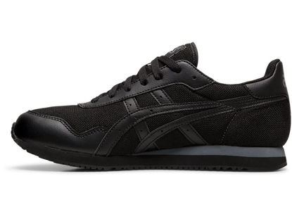 Picture of ASICS Men's Tiger Runner Shoes, 8.5, Black/Black - Size: 8.5