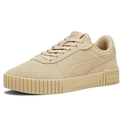 Picture of PUMA Women's Carina 2.0 Sneakers, Sand Dune-Sand Dune Suede, 6.5 - Size: 6.5