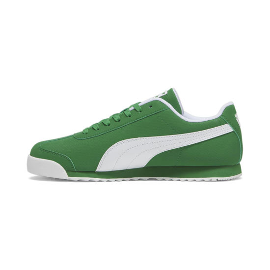 Picture of PUMA Mens Roma Reversed Sneakers, Archive Green/White, US 9 M - Size: 9