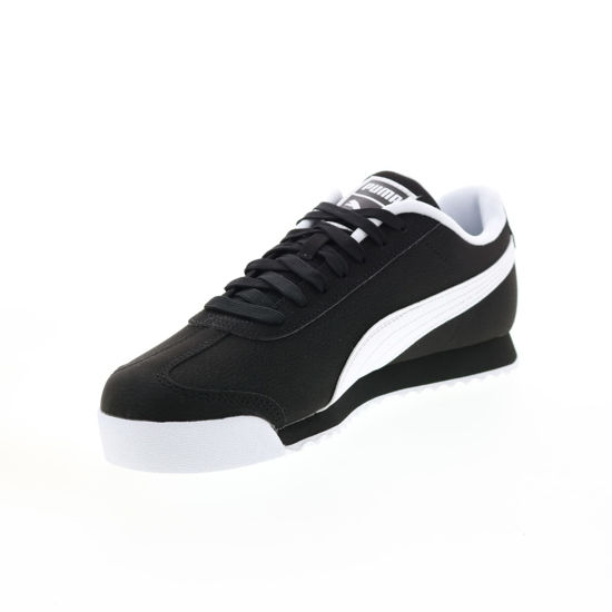 Picture of Puma Mens Roma Reversed Black Lifestyle Sneakers Shoes 10.5 - Size: 10.5