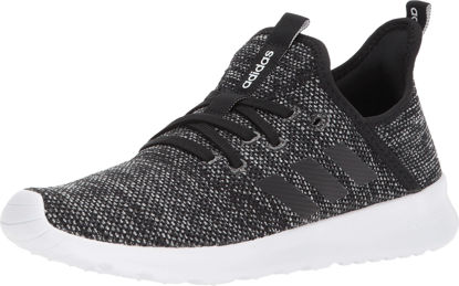 Picture of adidas womens Cloudfoam Pure Running Shoe, Black/Black/White, 9.5 US - Size: 9.5