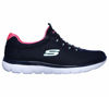 Picture of Skechers Women's Summits Sneaker, Navy/Hot Pink, 6.5 - Size: 6.5