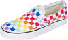 Picture of Vans Classic Slip-On (Checkerboard) Rainbow/True White Men's 7.5, Women's 9 - Size: 9 Women/7.5 Men