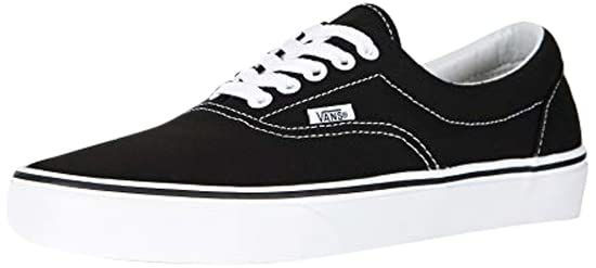 Picture of Vans Unisex Era Sneakers, Black/White, Size 10.5 - Size: 12 Women/10.5 Men