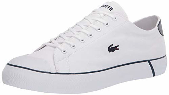 Picture of Lacoste Men's Gripshot CMA Sneaker, White/Navy, 10 Medium US - Size: 10