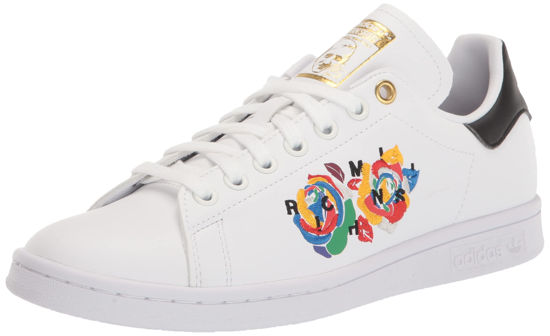 Picture of adidas Originals Women's Stan Smith Sneaker, White//Gold Metallic, 5 - Size: 5