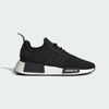 Picture of adidas Originals NMD_R1 Primeknit Skate Shoe, Black/Black/White, 6.5 US Unisex Big Kid - Size: 6.5 Big Kid