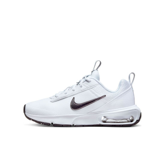 Picture of NIKE Boy's Sneaker, White Black Photon Dust Wolf Grey, 4.5 Big Kid - Size: 4.5 Big Kid