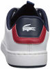 Picture of Lacoste Women's Carnaby Sneaker, Tonal White/Navy/Red, 9 Medium US - Size: 9