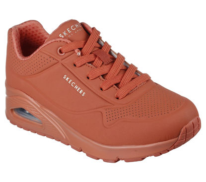 Picture of Skechers Women's Uno-Stand on Air Sneaker, Rust, 6 - Size: 6