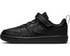 Picture of NIKE Court Borough Low Recraft Little Kids Shoes Size - 3 Black/Black/Black - Size: 3 Little Kid