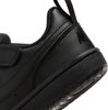 Picture of NIKE Court Borough Low Recraft Little Kids Shoes Size - 3 Black/Black/Black - Size: 3 Little Kid