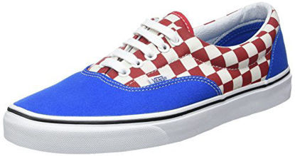 Picture of Vans Unisex Era (2-Tone Check) Two Tone Checker/Imperial Blue/True White Skate Shoe 7 Men US/8.5 Women US - Size: 8.5 Women/7 Men