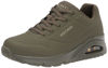 Picture of Skechers Women's Uno-Stand on Air Sneaker, Olive, 7 Wide - Size: 7 Wide