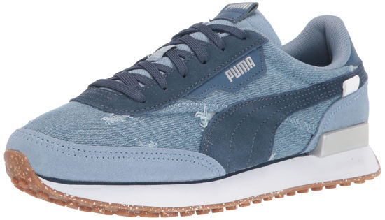 Picture of PUMA Women's Future Rider Sneaker, Faded Denim-Dark Denim Silver, 5.5 - Size: 5.5