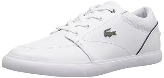 Picture of Lacoste Men's Bayliss Sneaker, White Navy Leather, 7.5 Medium US - Size: 7.5