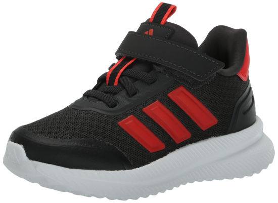 Picture of adidas X_PLR Path Elastic Lace Sneaker, Carbon/Bright Red/White, 1.5 US Unisex little kid - Size: 1.5 Little Kid