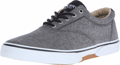 Picture of Sperry mens Halyard Cvo Chambray fashion sneakers, Chambray Blk, 9.5 US - Size: 9.5