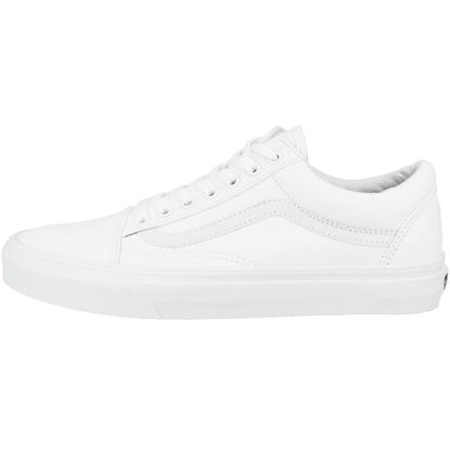 Picture of Vans Unisex Old Skool True White Canvas Skate Shoes 11 - Size: 11