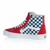 Picture of Vans Men's SK8-HI BMX Checkerboard Sneakers Red Blue Size 10 D (US) - Size: 11.5 Women/10 Men