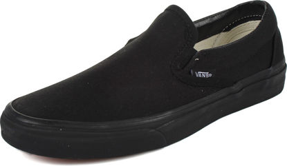 Picture of Vans U Classic Slip-On Black/Black VN000EYEBKA Mens 10.5 - Size: 12 Women/10.5 Men