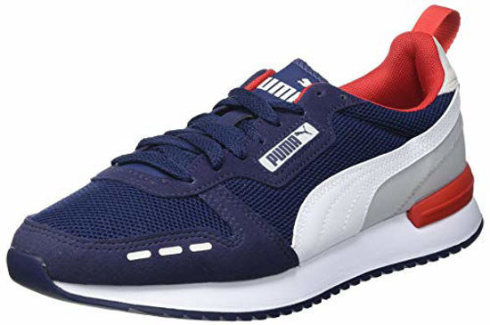 Picture of Puma Unisex Sneaker, Lapis Blue Black High Risk Red, 11 US Men - Size: 11 Women/11 Men