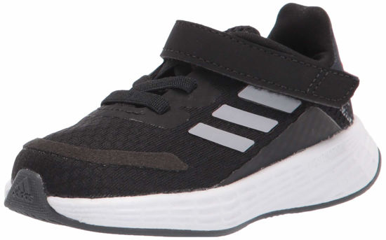 Picture of adidas Kids Duramo SL Running Shoe, Black/Halo Silver/Solar Red, 6 US Unisex Toddler - Size: 6 Toddler