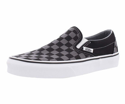 Picture of Vans Classic Slip-On, Black/Pewter Checkerboard Size 8 Women - Size: 8