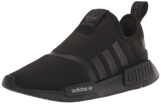 Picture of adidas Kids NMD 360 Skate Shoe, Black/Silver Metallic/White, 6 US Unisex Toddler - Size: 6 Toddler