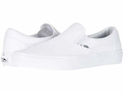 Picture of Vans Men's Embossed Suede Slip-On Skate Shoe, True White, 7 Women/5.5 Men - Size: 7 Women/5.5 Men