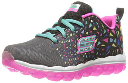 Picture of Skechers Kids Girls' Skech Air Sneaker,Black Confetti, - Size: 11.5 M US Little Kid