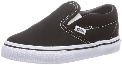 Picture of Vans Unisex Child Classic Slip On - Black/White - 2 - Size: 2 Infant