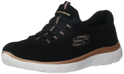 Picture of Skechers Women's Summits-Cool Classic Sneaker, BKRG, 7 - Size: 7