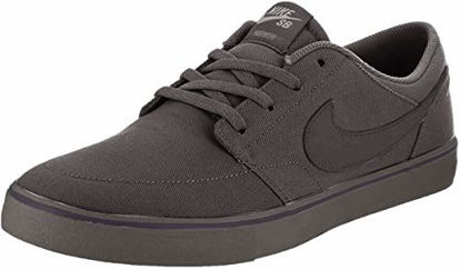 Picture of Nike Men's Portmore II Solar CNVS Skate Shoe Black/Black 11.5 - Size: 11.5