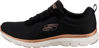 Picture of Skechers Women's 149303 Flex Appeal 4.0 Sneaker, Bkrg=Black Rose Gold, 7.5 - Size: 7.5