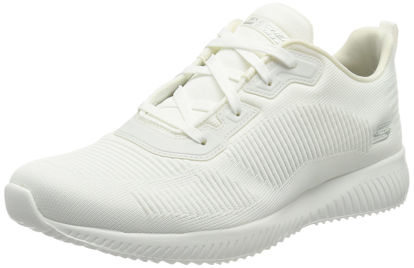 Picture of Skechers Women's Low-Top Sneakers, White, 5.5 M US - Size: 5.5