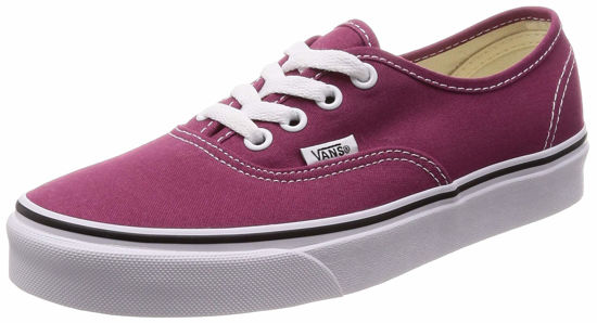 Picture of Vans Men's Authentic Dry Rose/True White Ankle-High Canvas Skateboarding Shoe - 10M - Size: 11.5 Women/10 Men