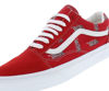 Picture of Vans Old Skool Mens Shoes Size 5, Color: Vans Misprint Red/White - Size: 5