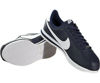 Picture of Nike Mens Cortez Basic Leather Casual Shoe Obsidian/White/Metsllic Silver 10 D(M) US - Size: 10 M US