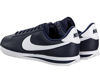 Picture of Nike Mens Cortez Basic Leather Casual Shoe Obsidian/White/Metsllic Silver 10 D(M) US - Size: 10 M US