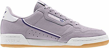 Picture of adidas Originals Women's Continental 80 Sneaker, Soft Vision/Collegiate Purple/Orchid Tint, 5.5 - Size: 5.5